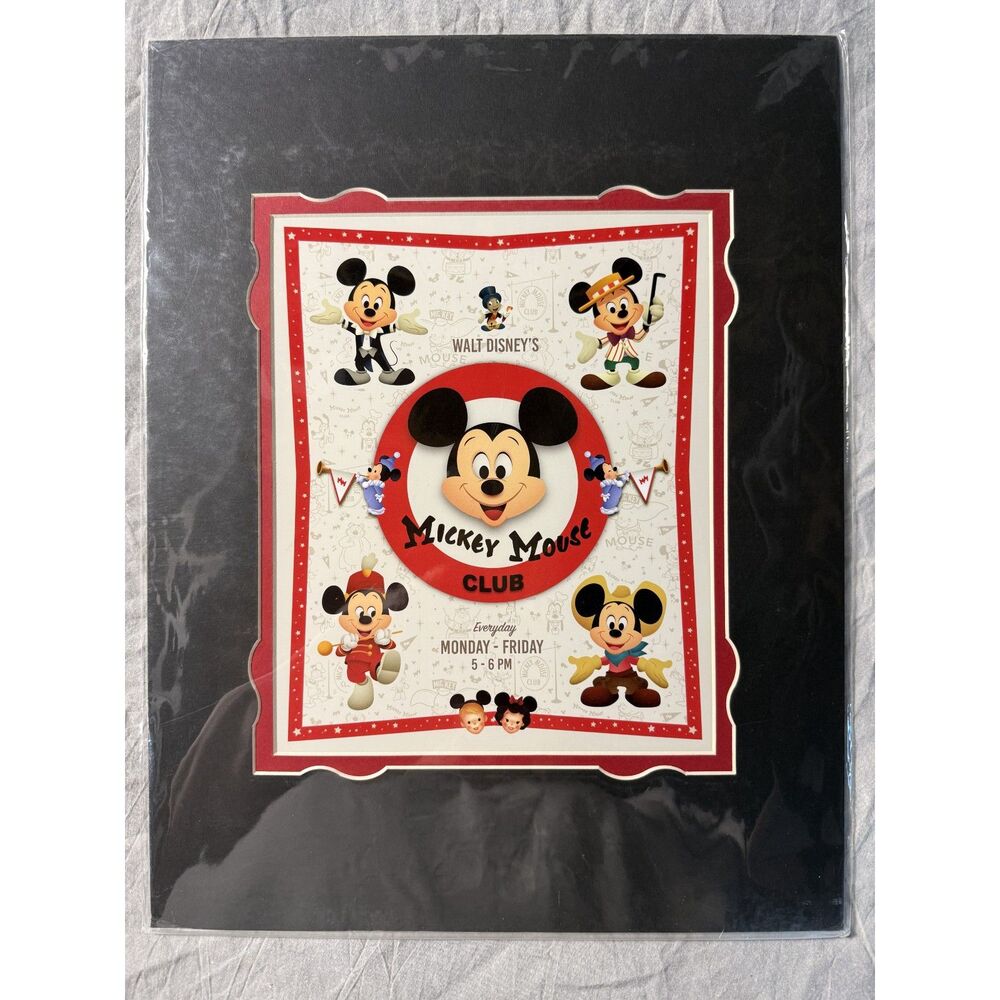 Disney Parks On With the Show Jerrod Maruyama Mickey Mouse Club Art Print 14x18